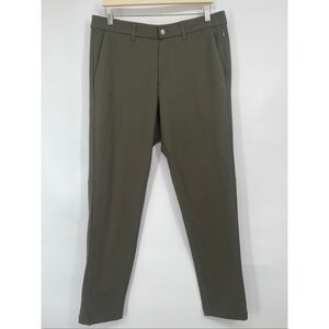 Lululemon Gray ABC Slim Commission Warpstreme Performance Chino Pants Size 33